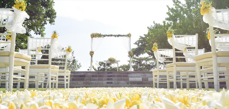 Presidential Villa Beachfront Garden Wedding