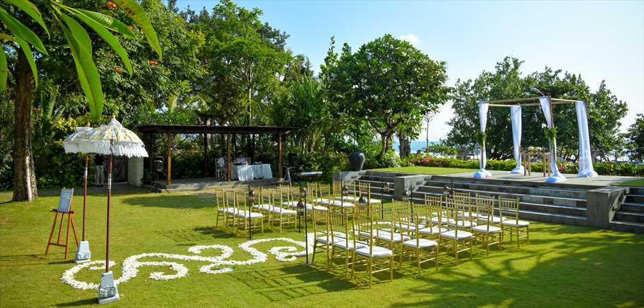Presidential Villa Beachfront Garden Wedding