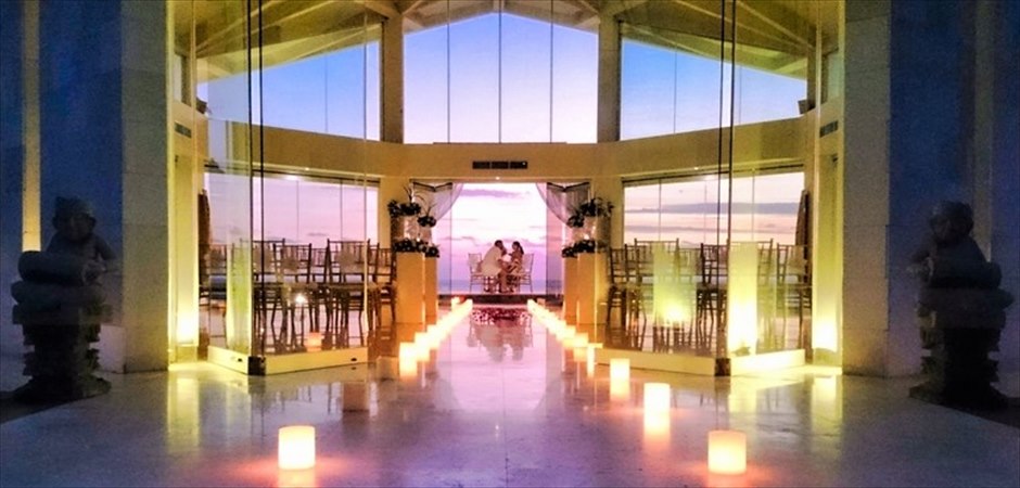 Beachfront Chapel Sunset Wedding