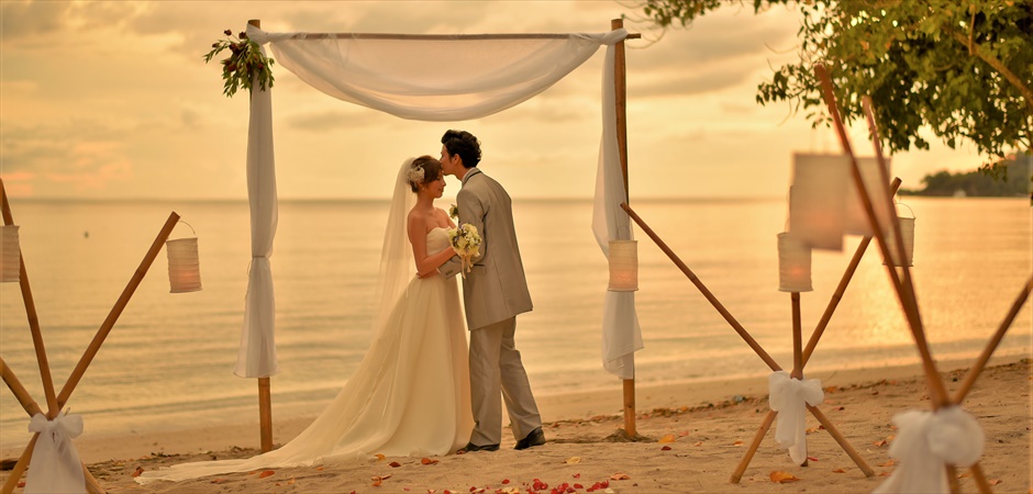 Ocean Tent Beachfront Wedding