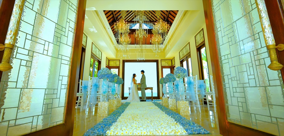 BLESS BALI Original All Blue Chapel Wedding