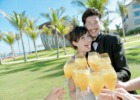 ジ・アプルヴァ・ケンピンスキ・バリ挙式プランに含まれるもの　乾杯ドリンク　※新郎新婦様