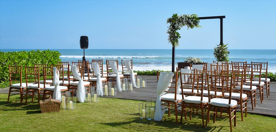 Beachfront Garden Wedding