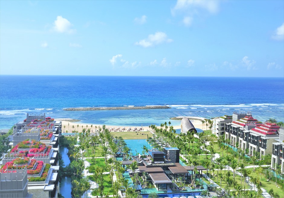 The Apurva Kempinski Bali Resort Aeriak ジ・アプルヴァ・ケンピンスキ・バリ リゾート全景