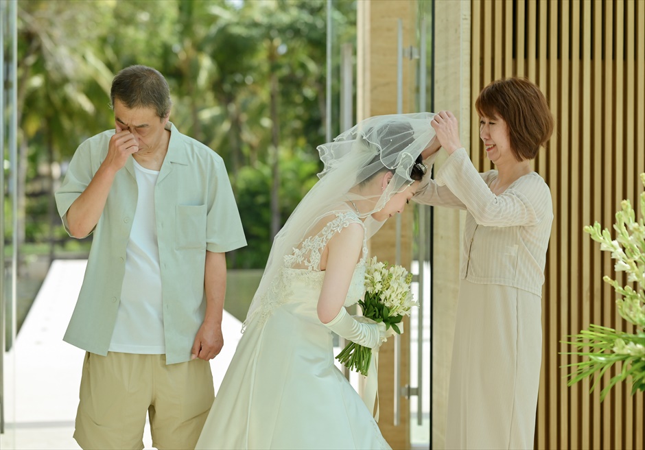 新婦様ベールダウンシーン