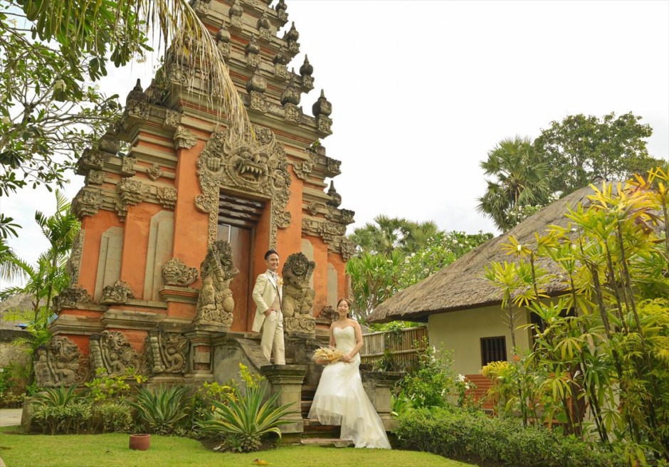 ベルモンド・ジンバラン内フォトウェディング 寺院