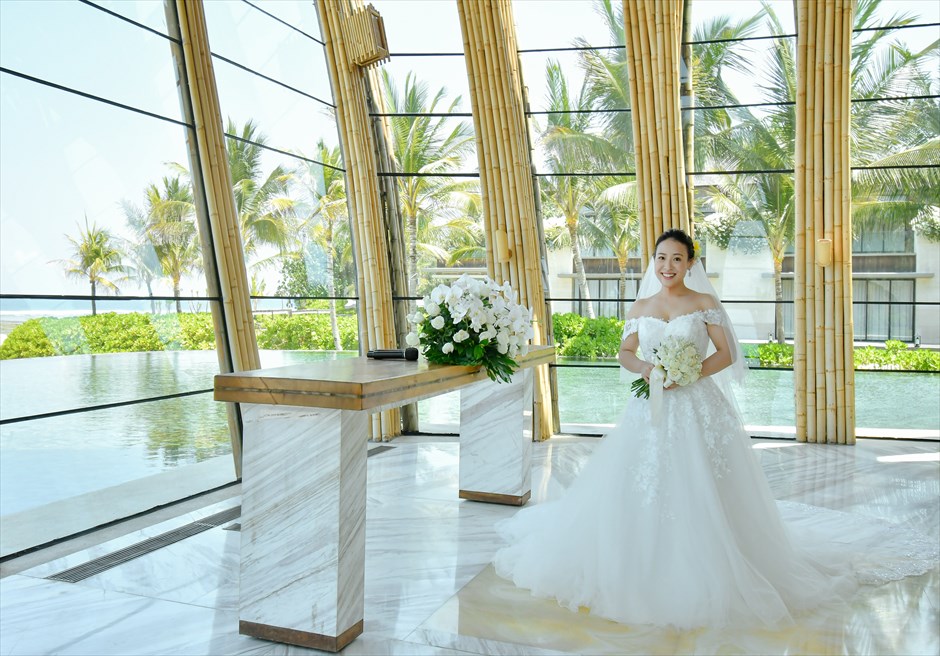 新婦様挙式後撮影