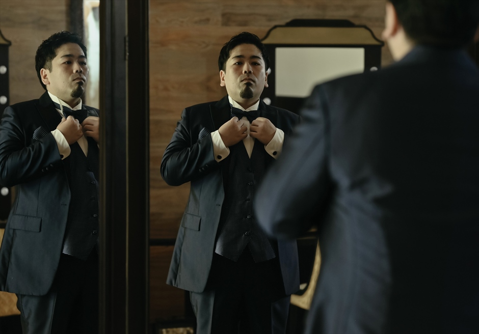 新郎様お支度部屋にて