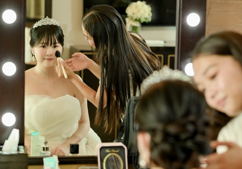 新婦様メイクシーン
