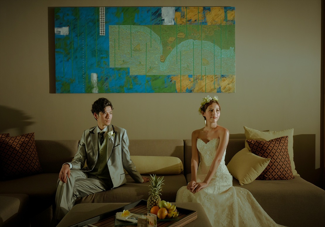 オーシャンビュー・スイート　リビングルーム