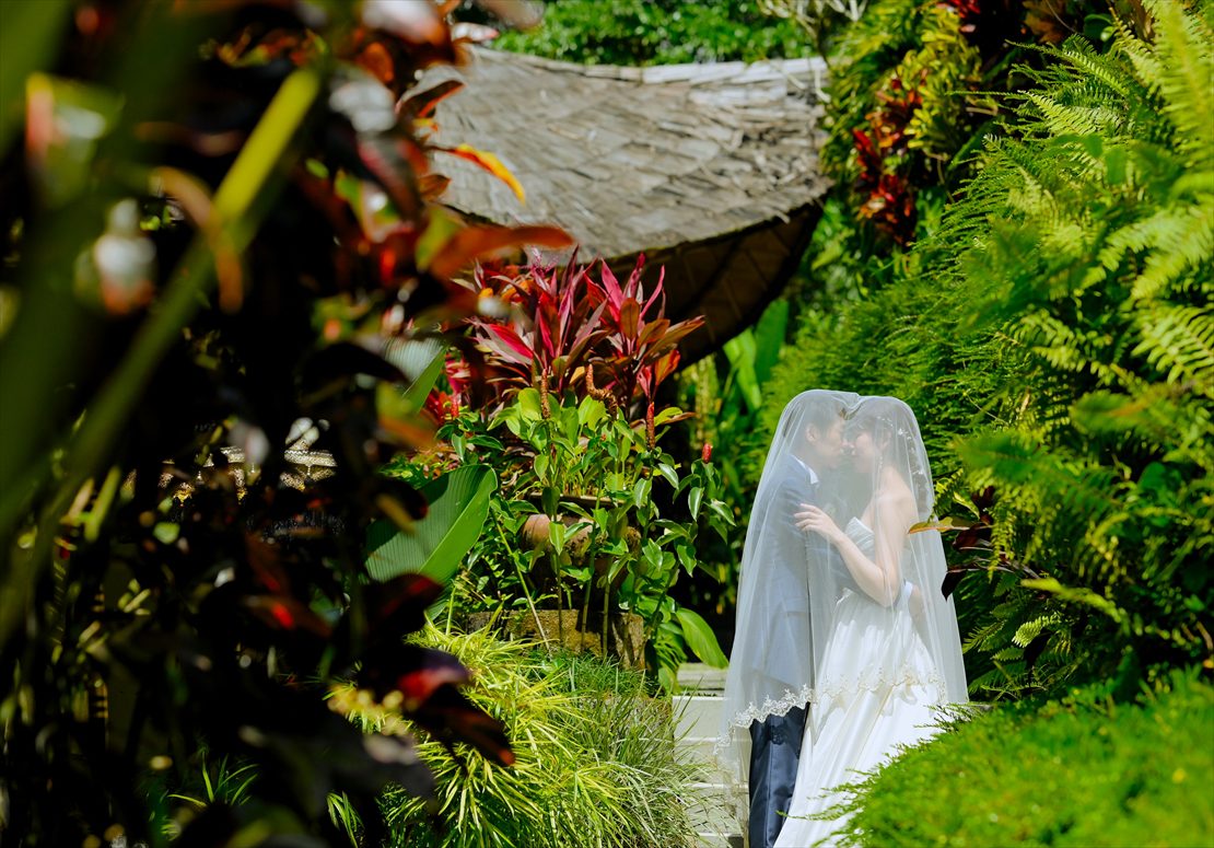ガーデンにてベール・ショット