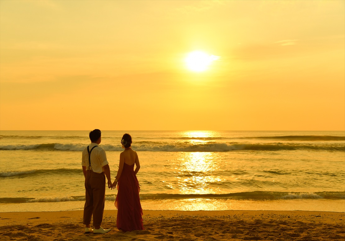 バリ島サンセット・ウェディング・フォト
