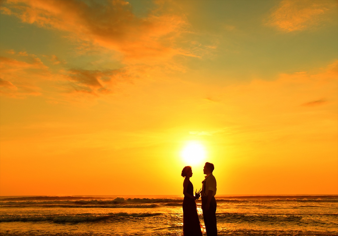 パドマ・バリ レギャン ビーチ サンセット撮影
