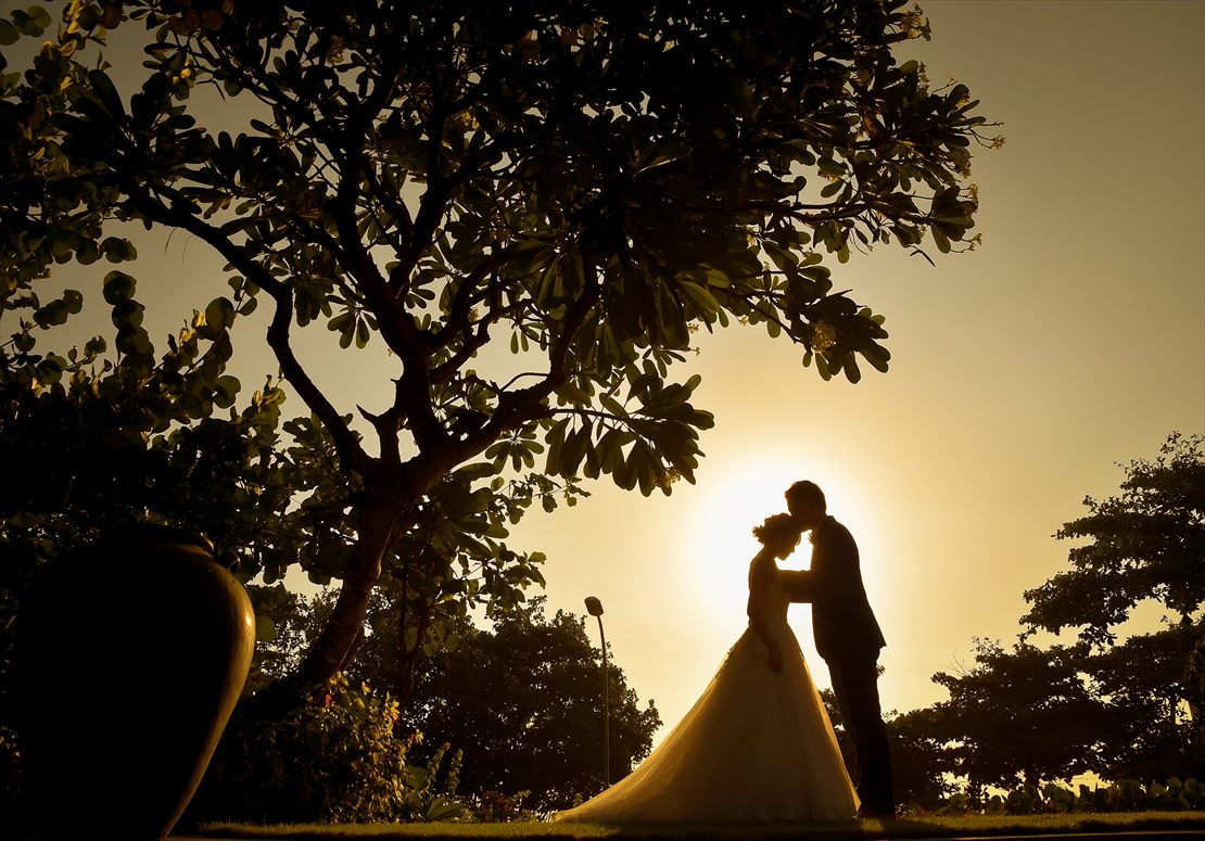 パドマ・バリ ガーデン サンセット撮影