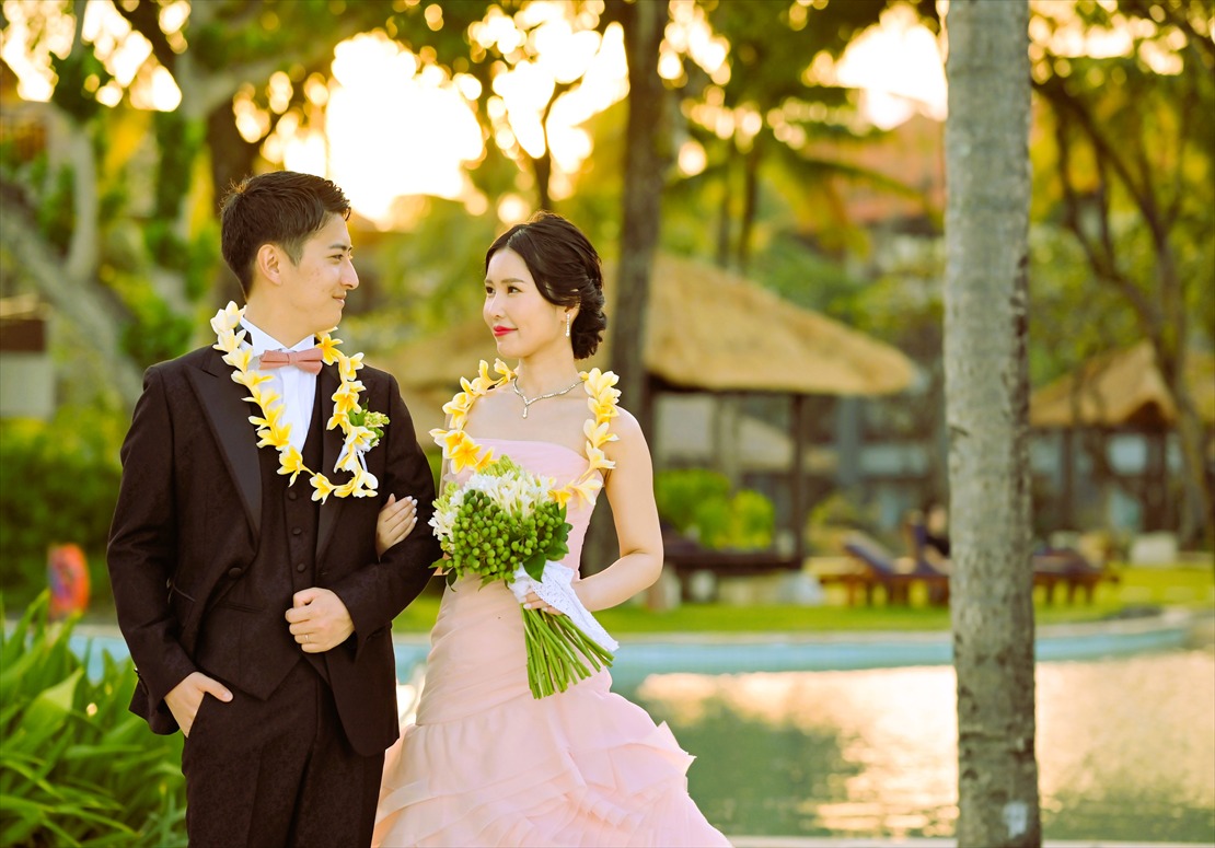 コンラッド・バリ サンセット・タイム撮影