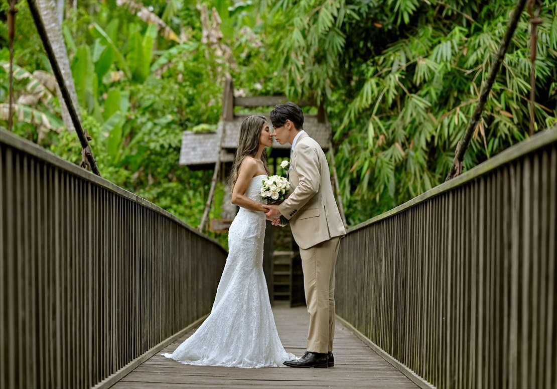 ジャングルに囲まれたリゾート・ブリッジ