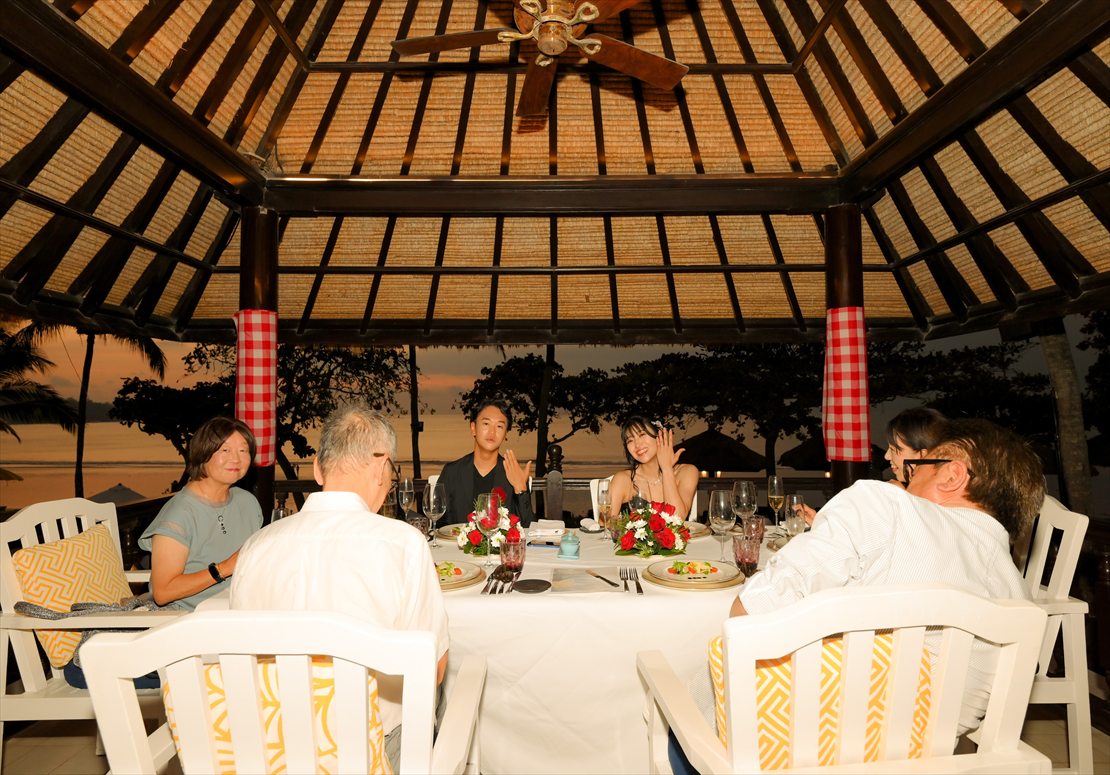 6名様までのウェディング・パーティーが可能