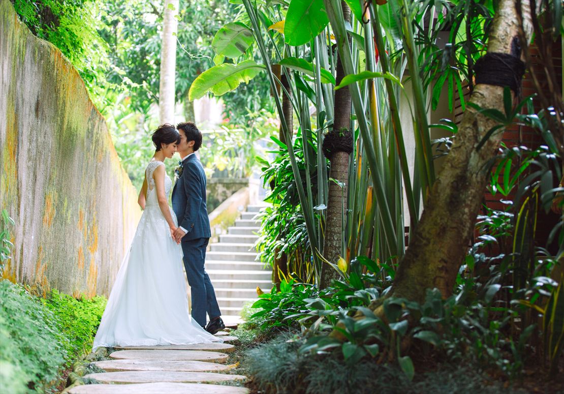 熱帯雨林が生い茂るリゾート