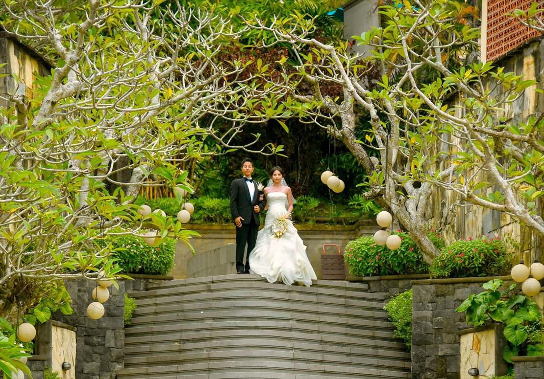 アルン・アルン・ガーデンを望む大階段