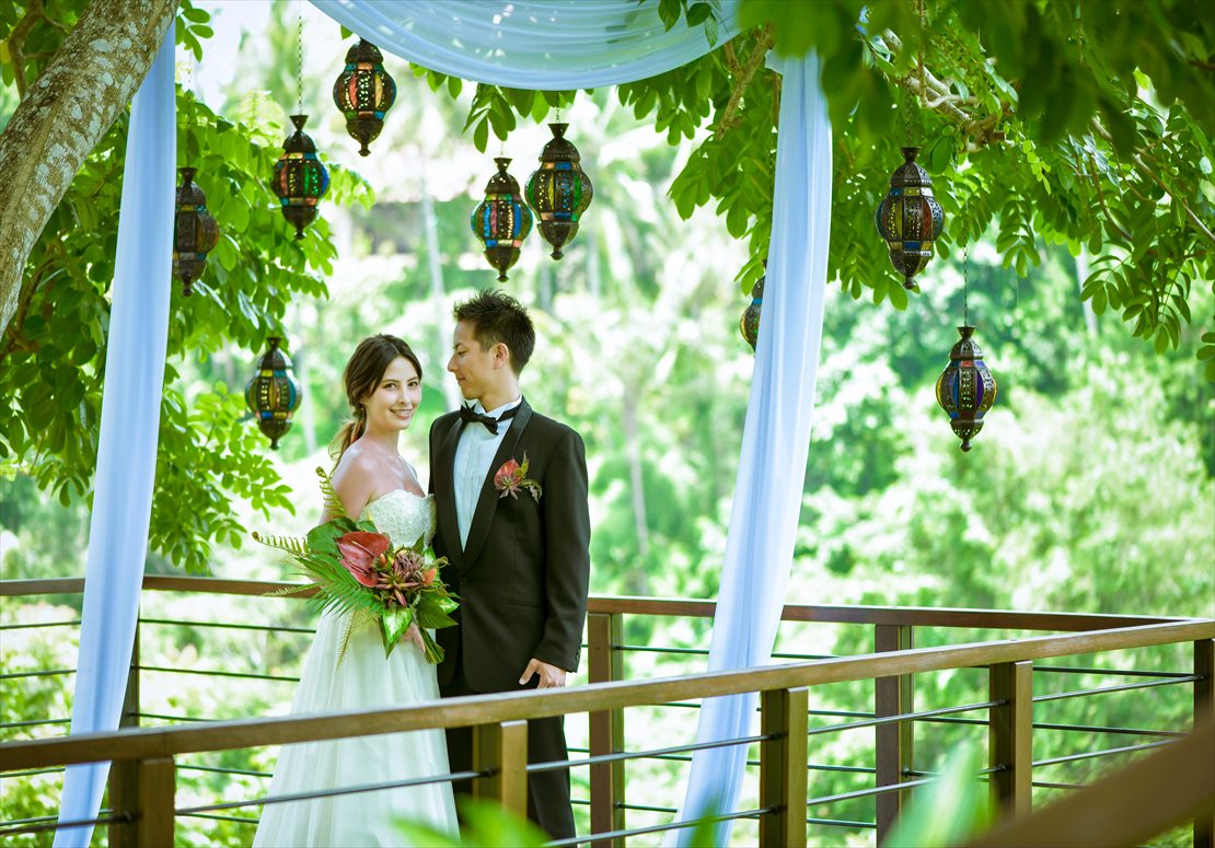 フォレスト・デッキ 新郎新婦撮影