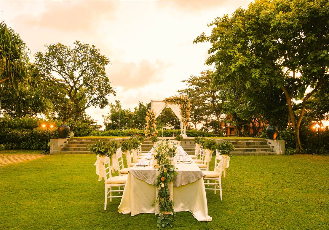 ラスティック・スタイル挙式アーチ流用