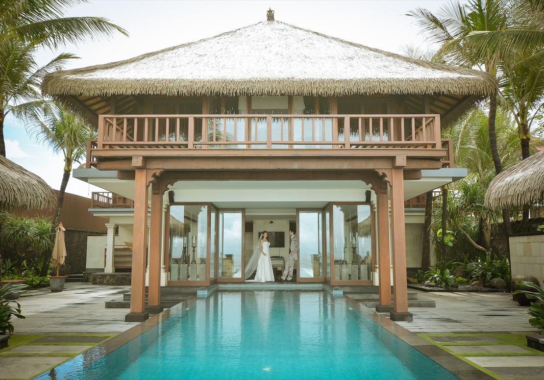 ザ・ビーチ・ハウス 2階建てヴィラ全景