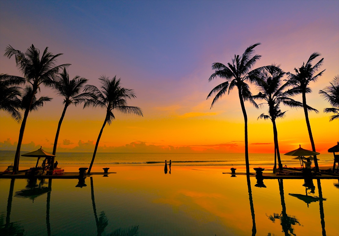 インフィニティプールのマジックアワー