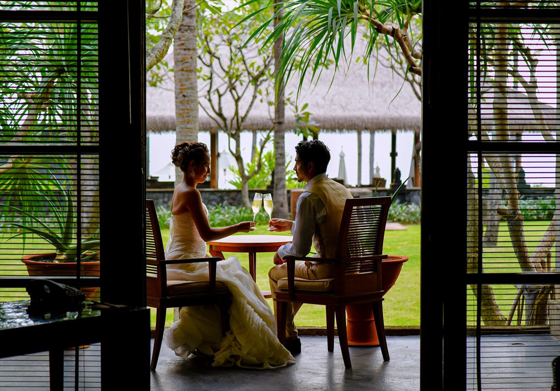ザ・レギャン・バリ宿泊の1階スイートにて