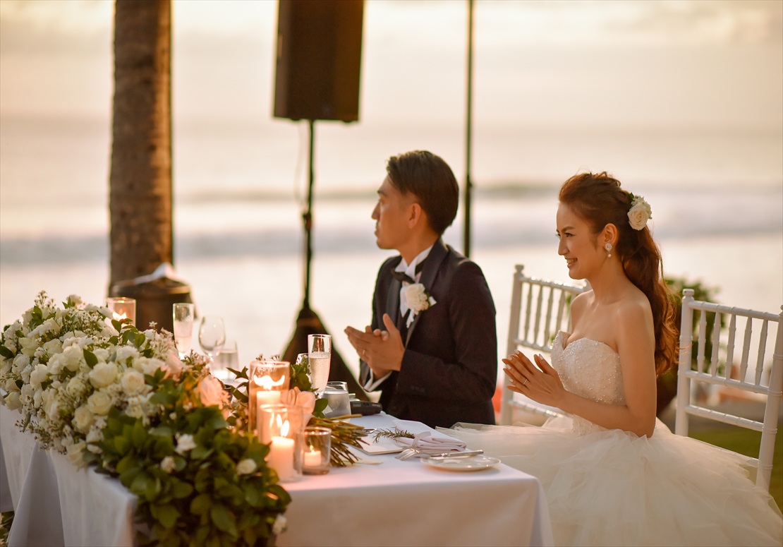 新郎新婦様 高砂パーティー・シーン