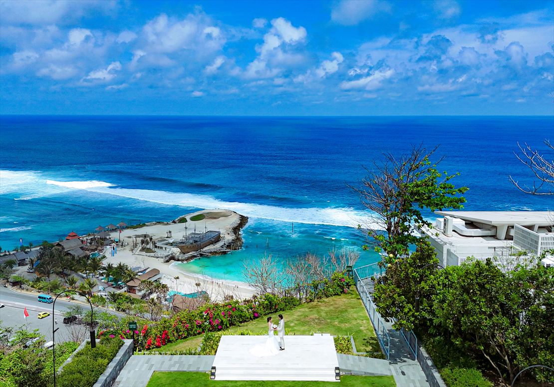 チャペル・ガーデン・ステージ　ドローン撮影