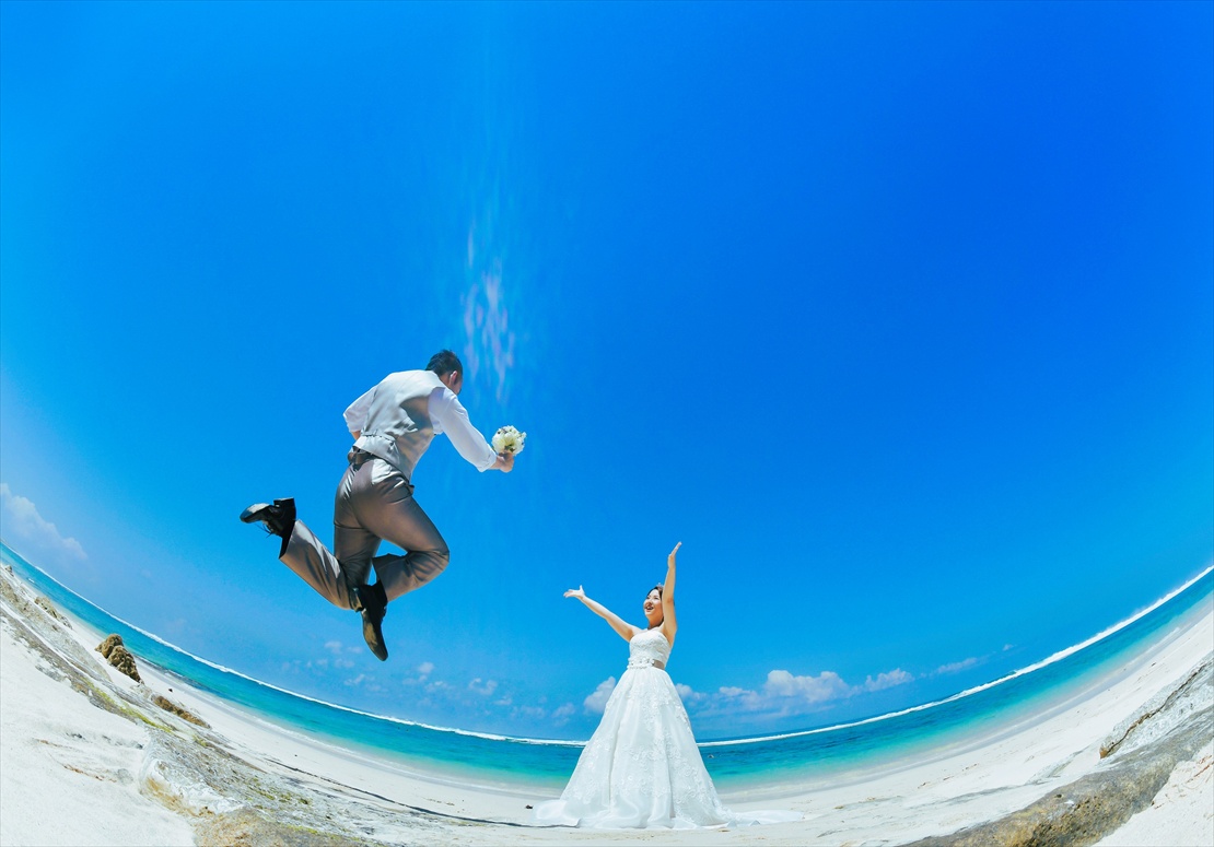 バリ島随一の美しさビーチ ウェディング フォト