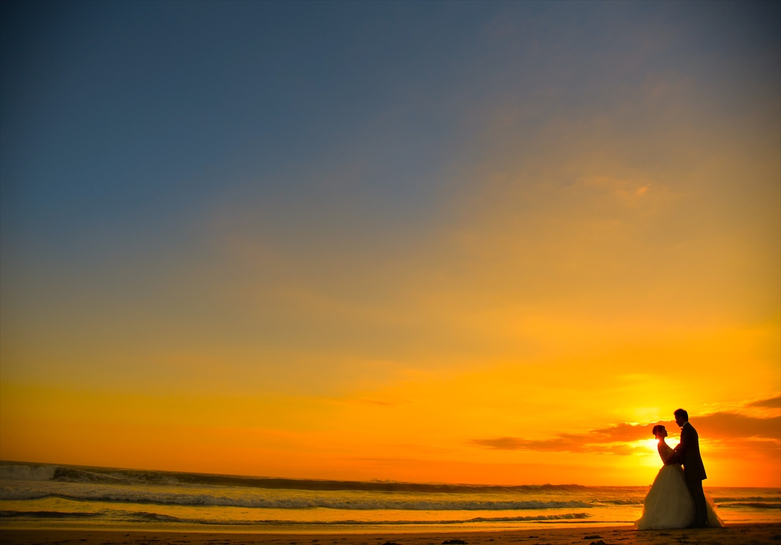 スミニャック・ビーチ　サンセット撮影