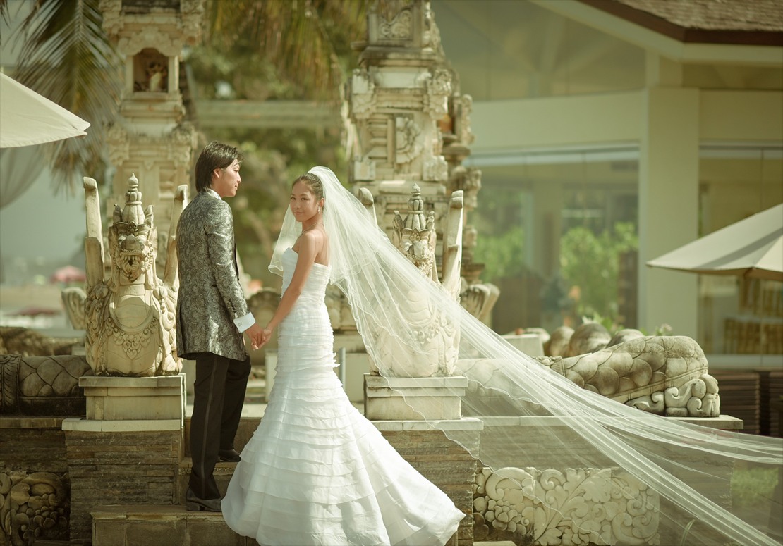 リゾート内バリ寺院 ウェディング・フォト