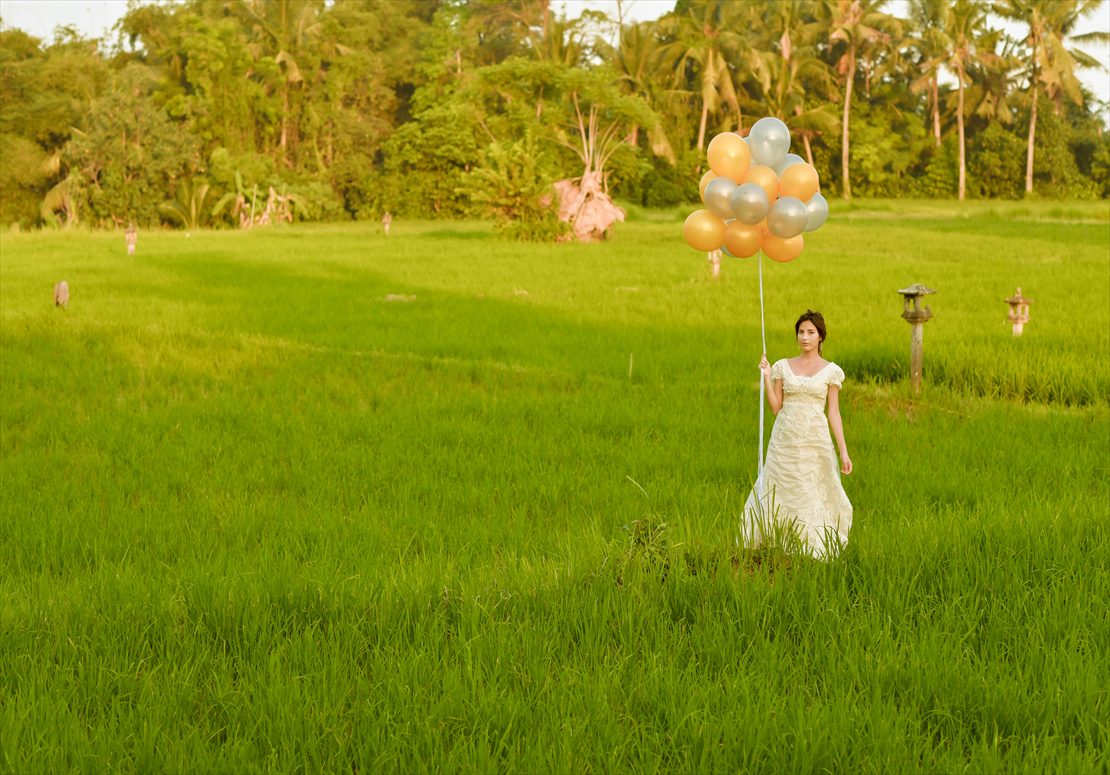 バリ島ウブド バルーン・ウェディング・フォト