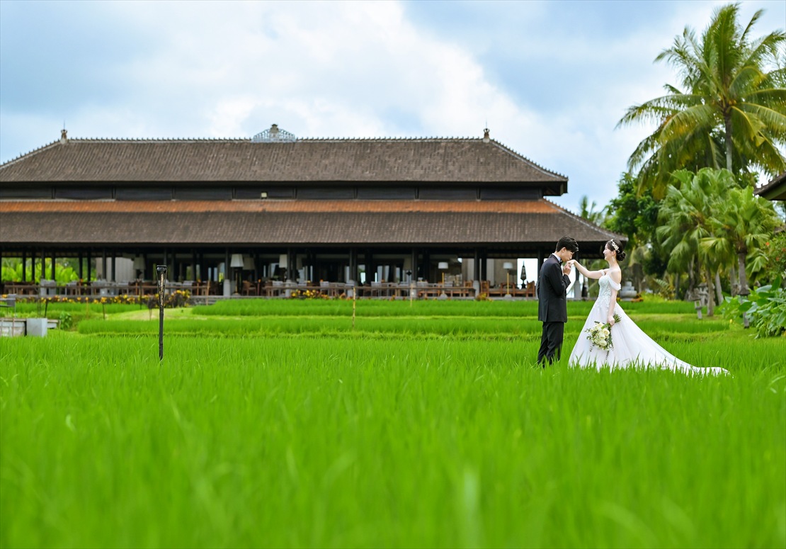 テンパヤン・レストラン ライステラスが広がる