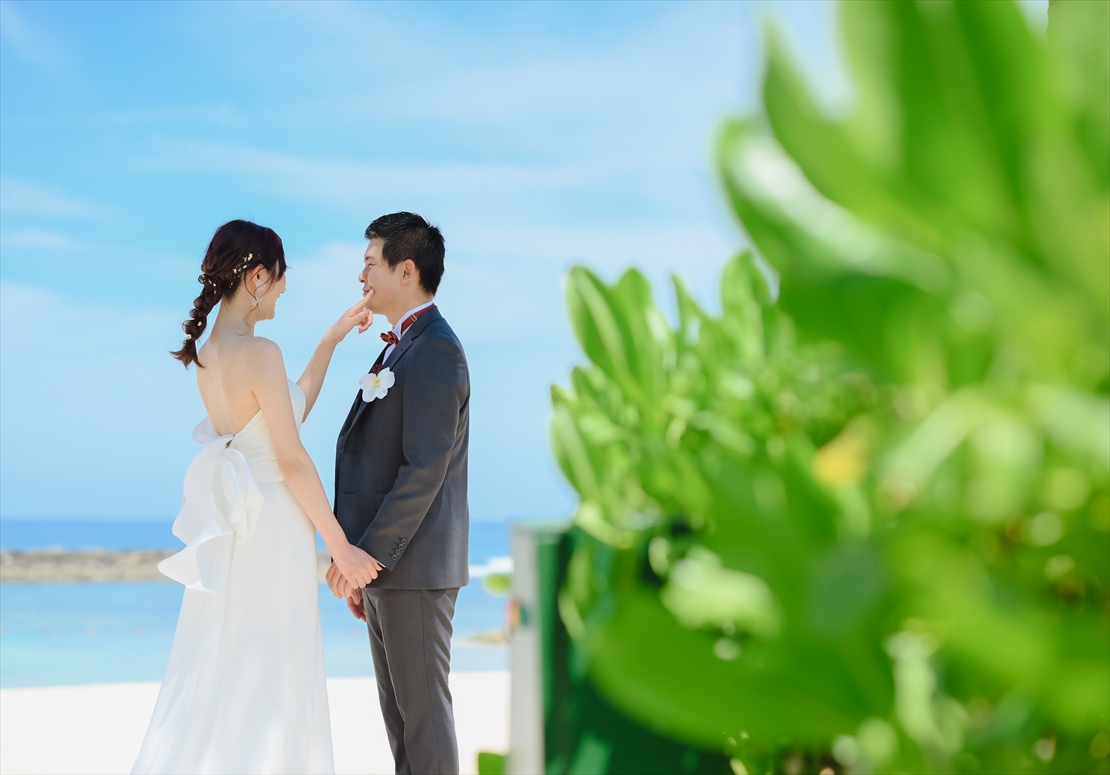バリ島挙式・結婚式　真っ青な海が広がるビーチ