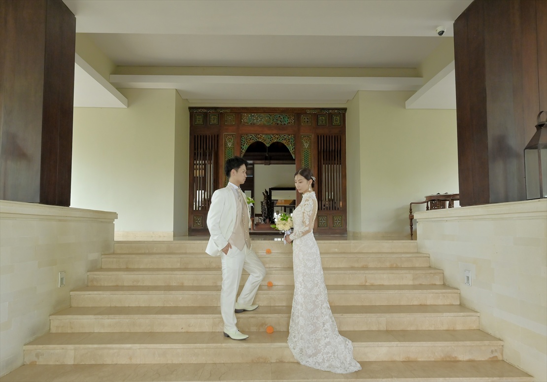 Kamandalu Ubud Bali Wedding (43)_R バリ島ウェディング カマンダル・ウブド エントランス