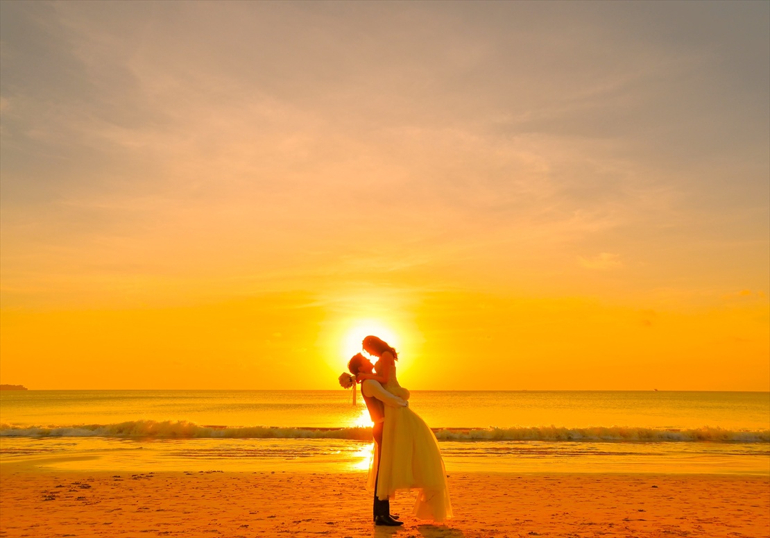 バリ ウェディング ビーチ・サンセット撮影