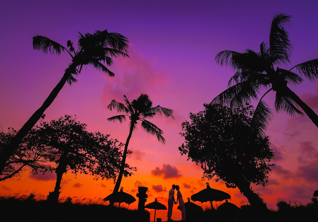 バリ ウェディングならではのマジックアワー