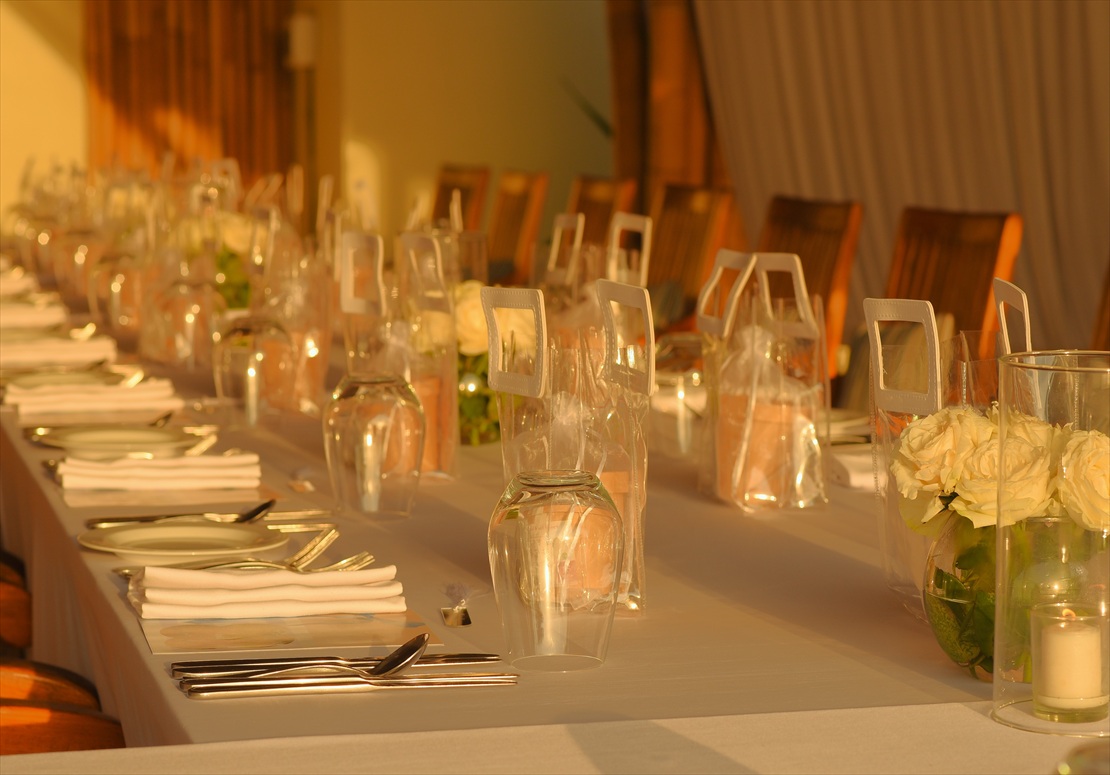 Belmond Jimbaran Bali Wedding Party (7)_R バリ島ウェディング バンブー・パビリオン テーブル装飾