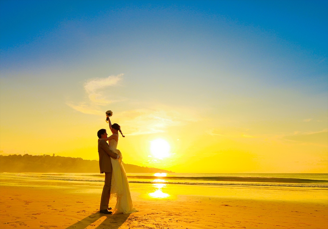 ビーチ サンセット撮影