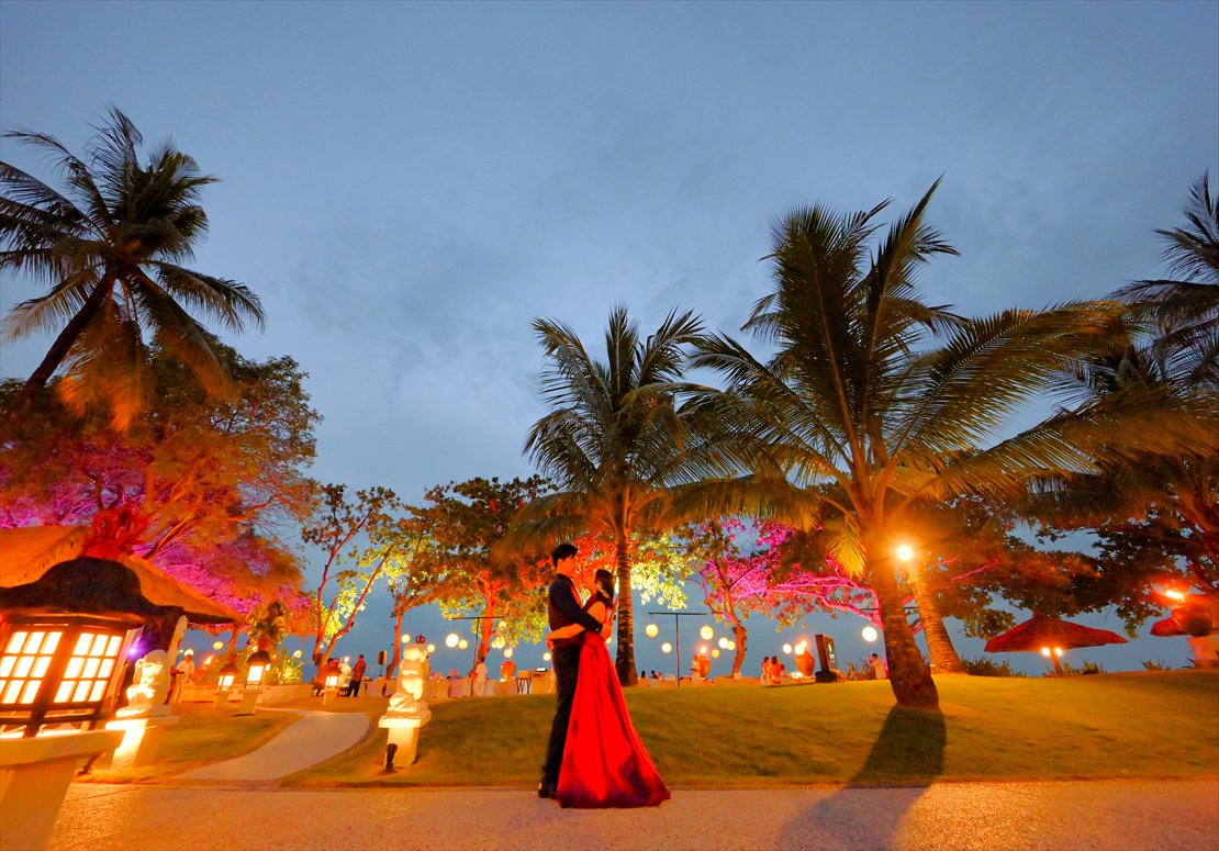 ガーデン・パーティー中ナイト撮影