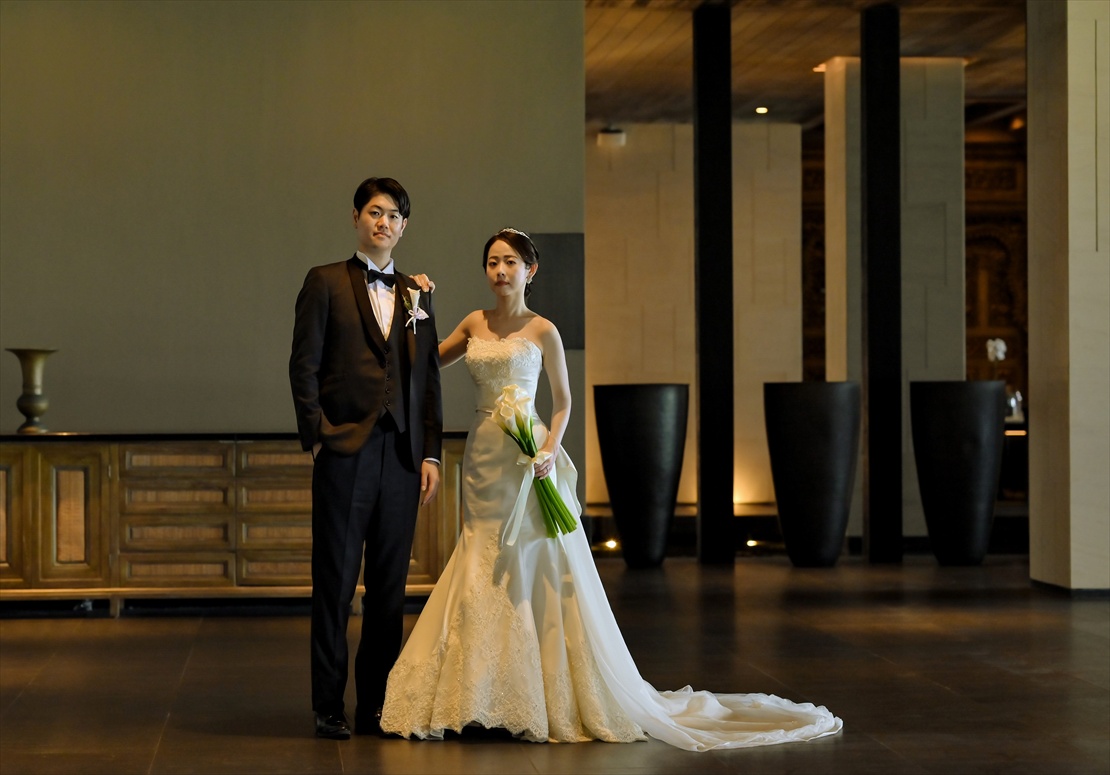 ケンピンスキ・バリ挙式　神秘的なアプルヴァ・スパ前