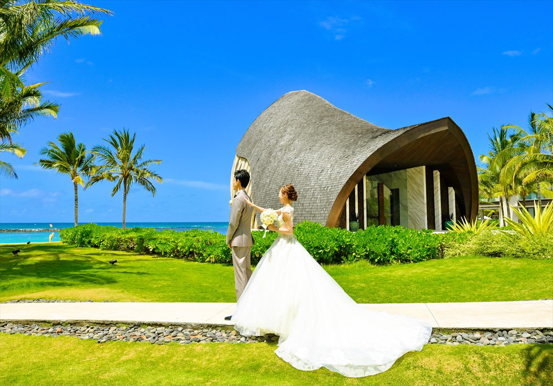 バリ結婚式　壮大な景観を望むファーストミート