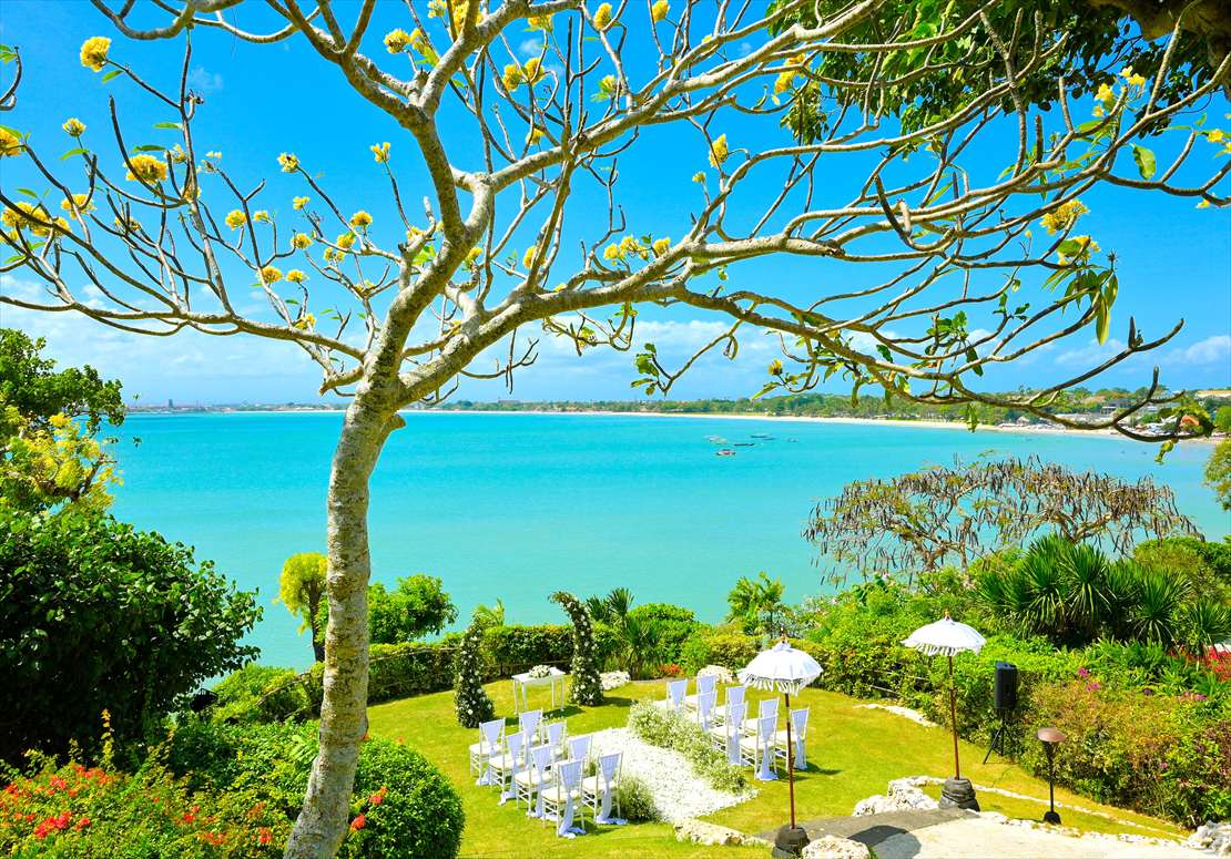 Four Seasons Bali Jimbaran Garden Wedding (7)_R バリ島挙式 高台のジンバラン・ガーデン全景