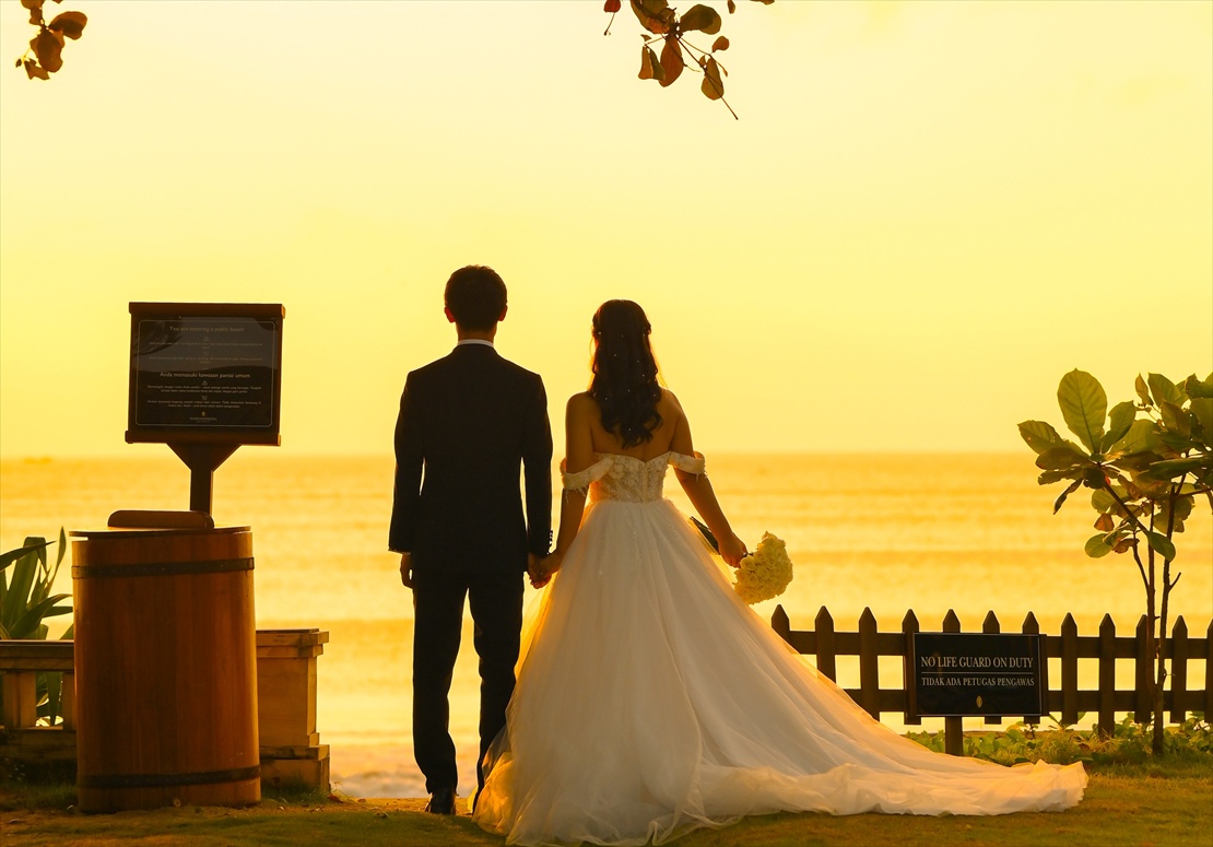 バリ島結婚式　ビーチフロント・ガーデン