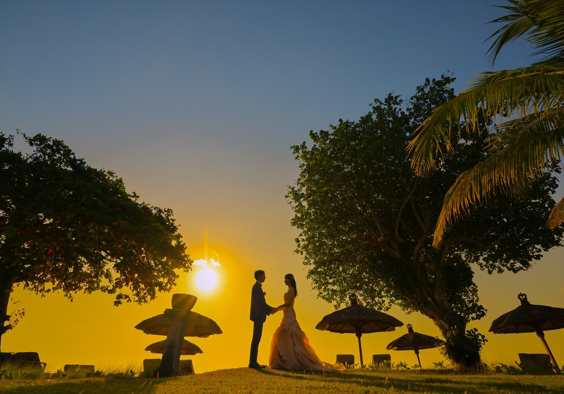 Belmond Jimbaran Bali Wedding (2)_R バリ島結婚式 ガーデン サンセット撮影
