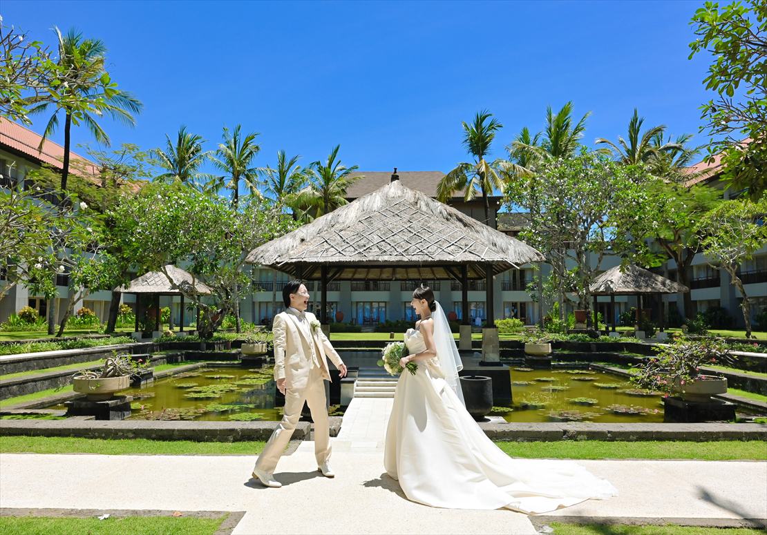 コンラッド・バリ結婚式 ガゼボ・ガーデン