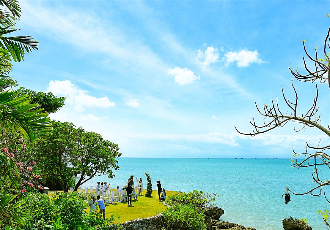 Four Seasons Bali Giri Jimbaran Garden Wedding (28)_R フォーシーズンズ・バリ結婚式 ギリ・ジンバラン 挙式シーン全景
