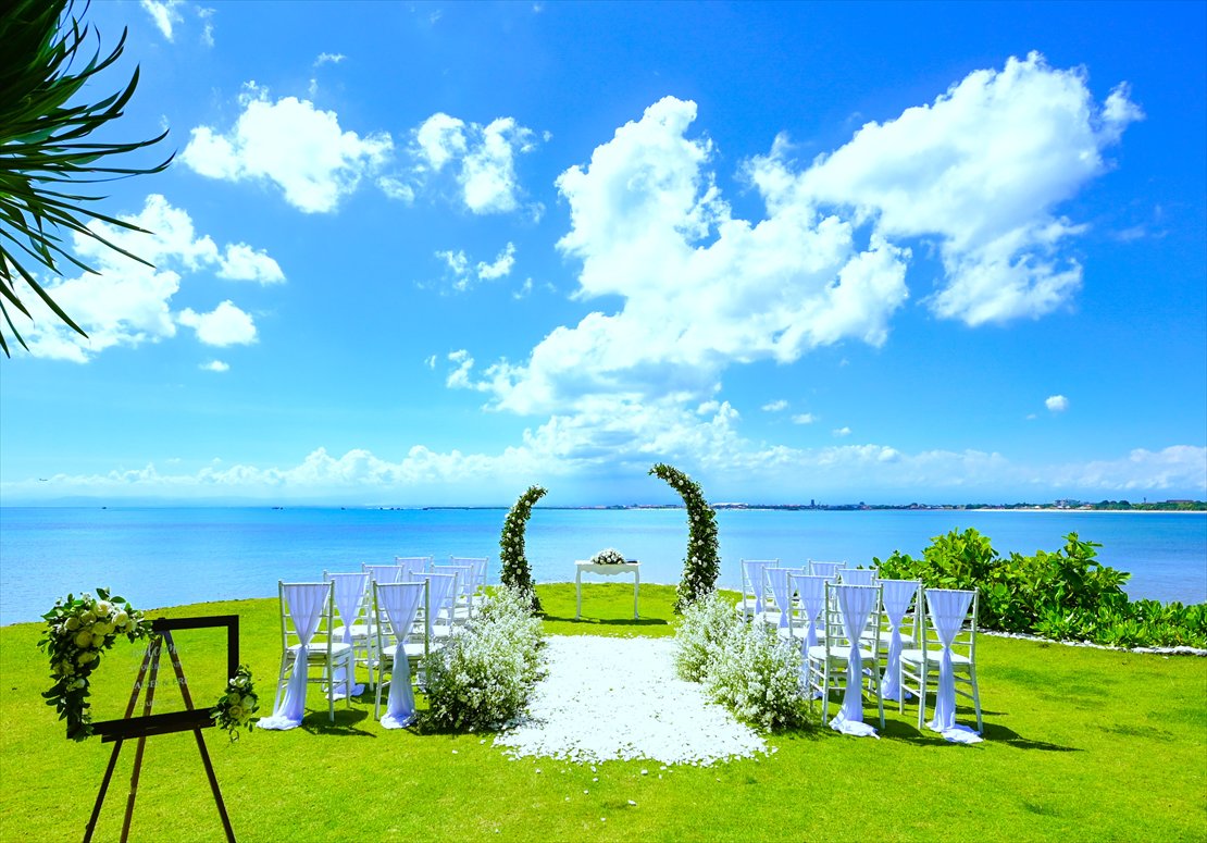 ギリ・ジンバラン挙式会場 ウェディング新生花装飾